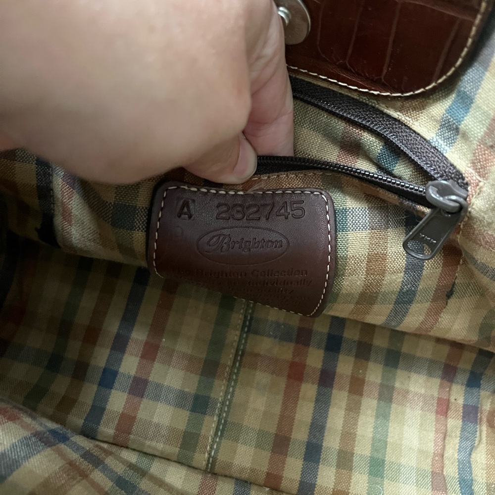 Authentic Brighton leather bag excellent condition